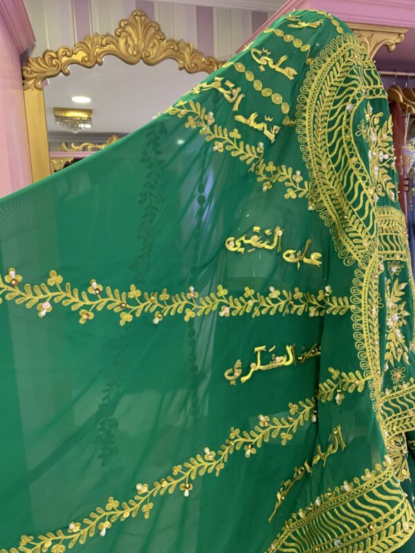 KM003 Soft Floral Green Mishmar - Image 4