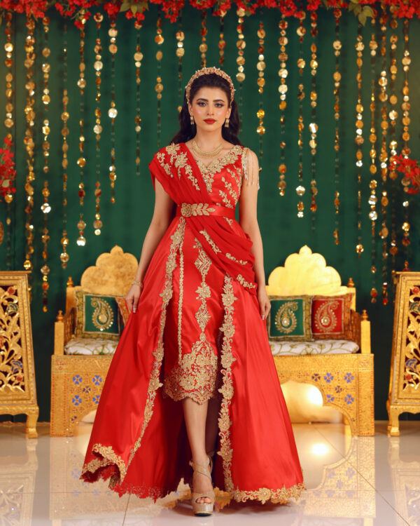 KB0174 Red Henna Dress
