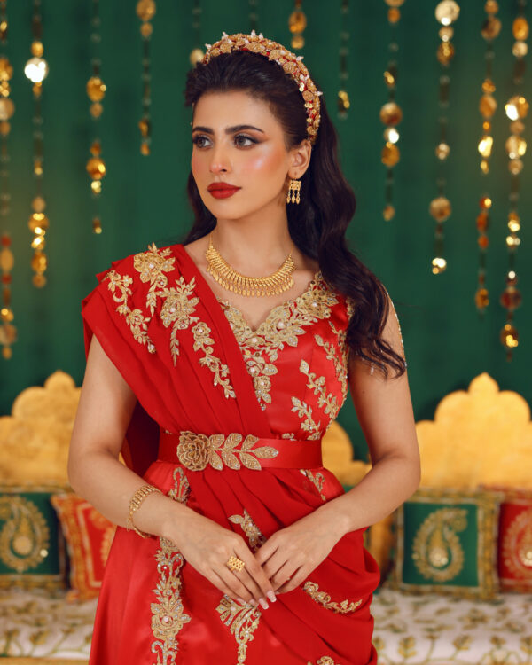 KB0174 Red Henna Dress - Image 3