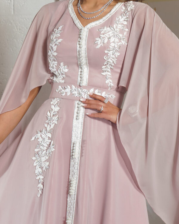 KJ0139 Blush Caftan - Image 2