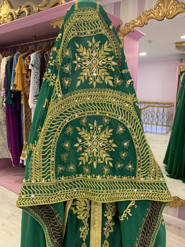 KM003 Soft Floral Green Mishmar - Image 3