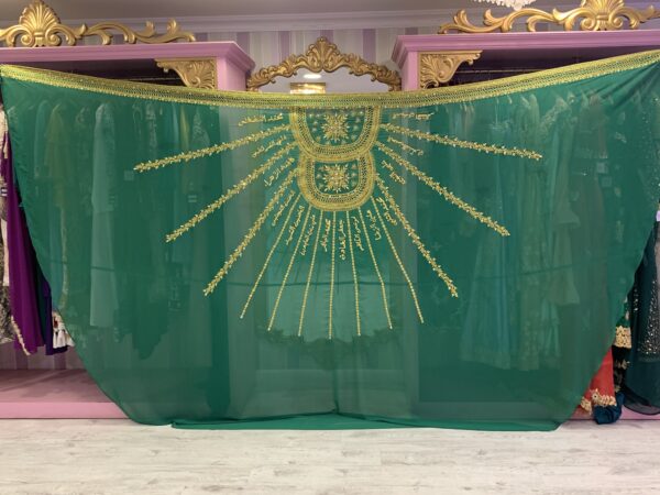 KM003 Soft Floral Green Mishmar - Image 6