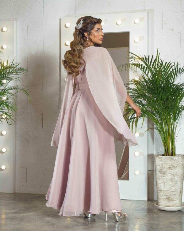 KJ0139 Blush Caftan - Image 3