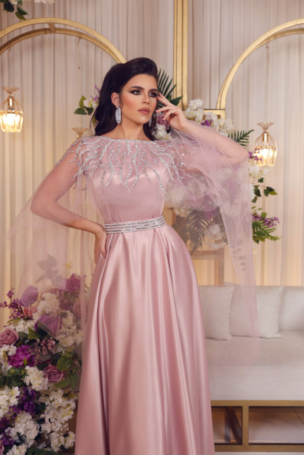 KJ0155 Tulle Cape - Image 2