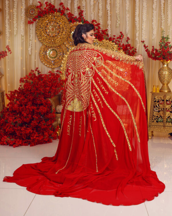 KM008 Red Floral Mishmar