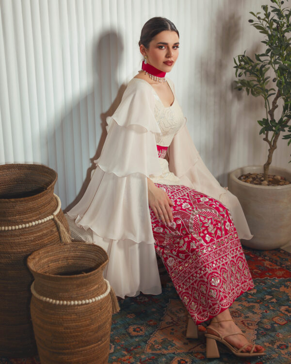 KJ0166A The Pink Peplum - Image 2