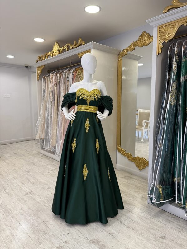 KB0195 Green soft Bridal - Image 2
