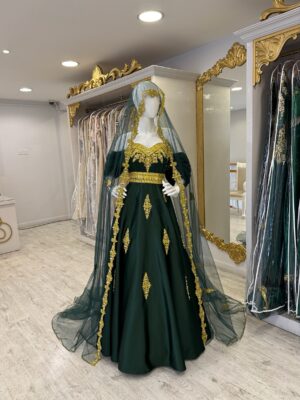 KB0195 Green soft Bridal