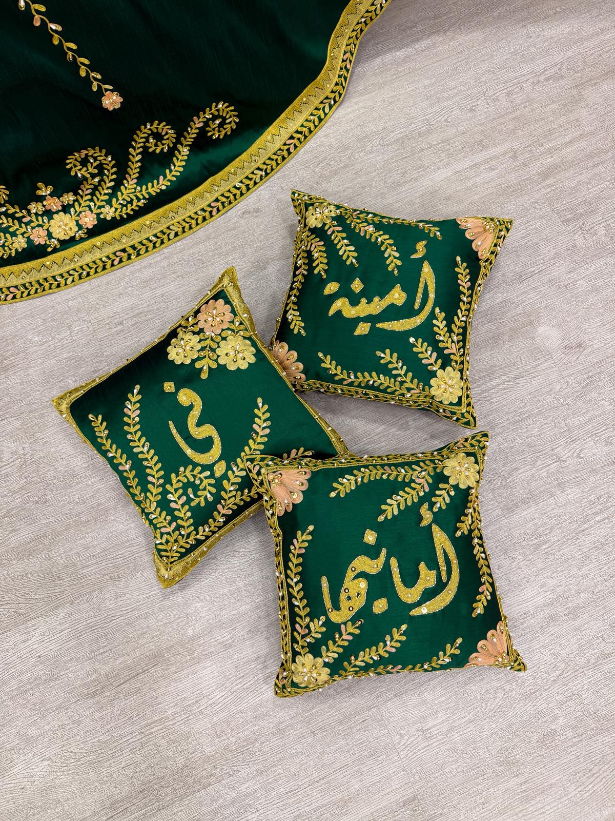 KP002G 3 Pieces Jilwa Pillows Set